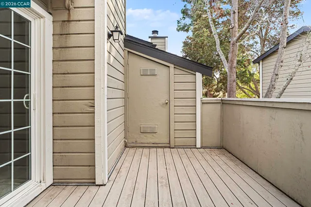 a view of outdoor space and deck
