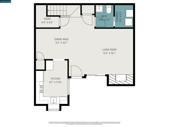 a picture of a bench in a white house