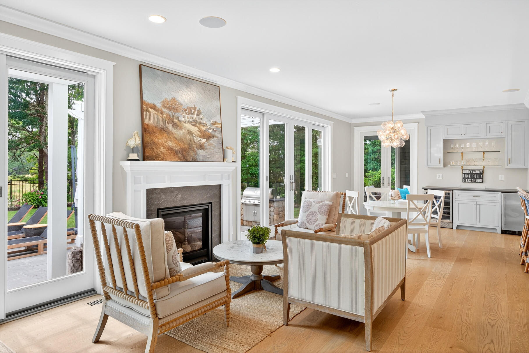 27 Prestwick Lane Mashpee, MA 02649 - Photo 13 of 66 Fireplace Sitting Area