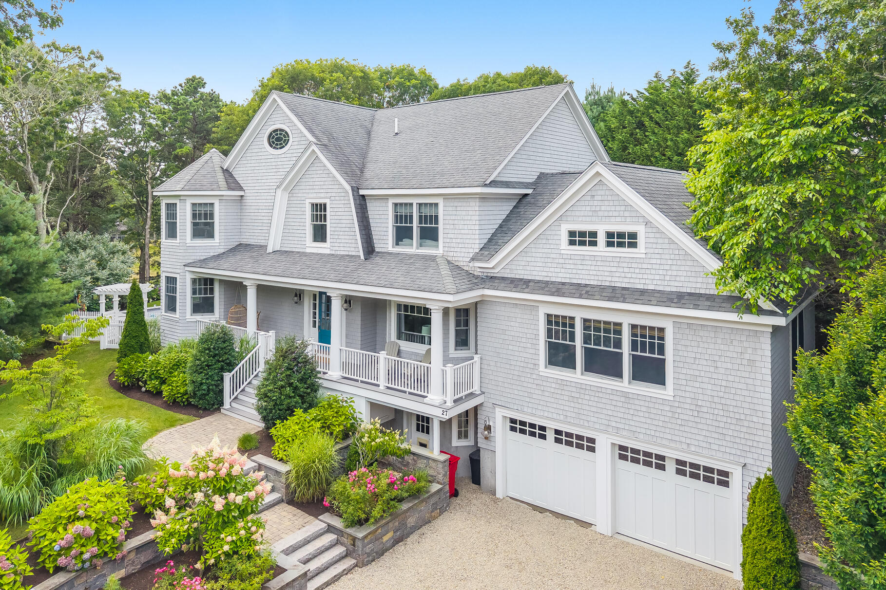 27 Prestwick Lane Mashpee, MA 02649 - Photo 2 of 66 Aerial of Front - DJI_20250805125731_057