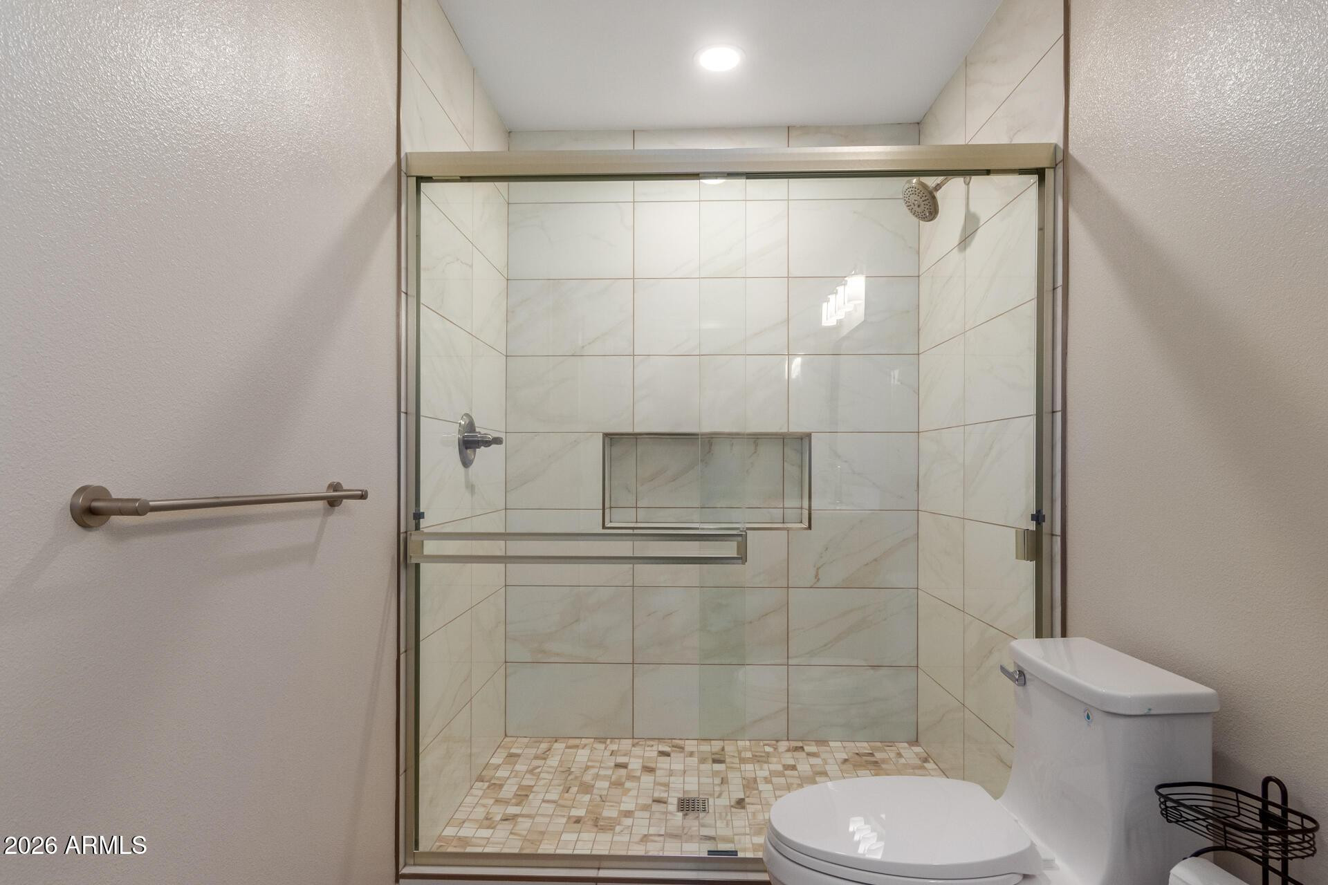 1628 East Del Rio Drive Tempe, AZ 85282 - Photo 20 of 32 a bathroom with a shower and a toilet