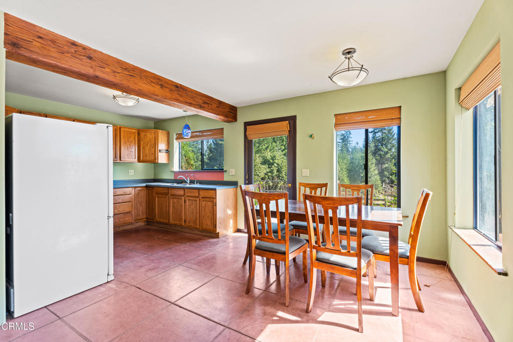 28580 Comptche Ukiah Road Comptche, CA 95427 - Photo 24 of 56 Cabin 1 Kitchen/Dining Room