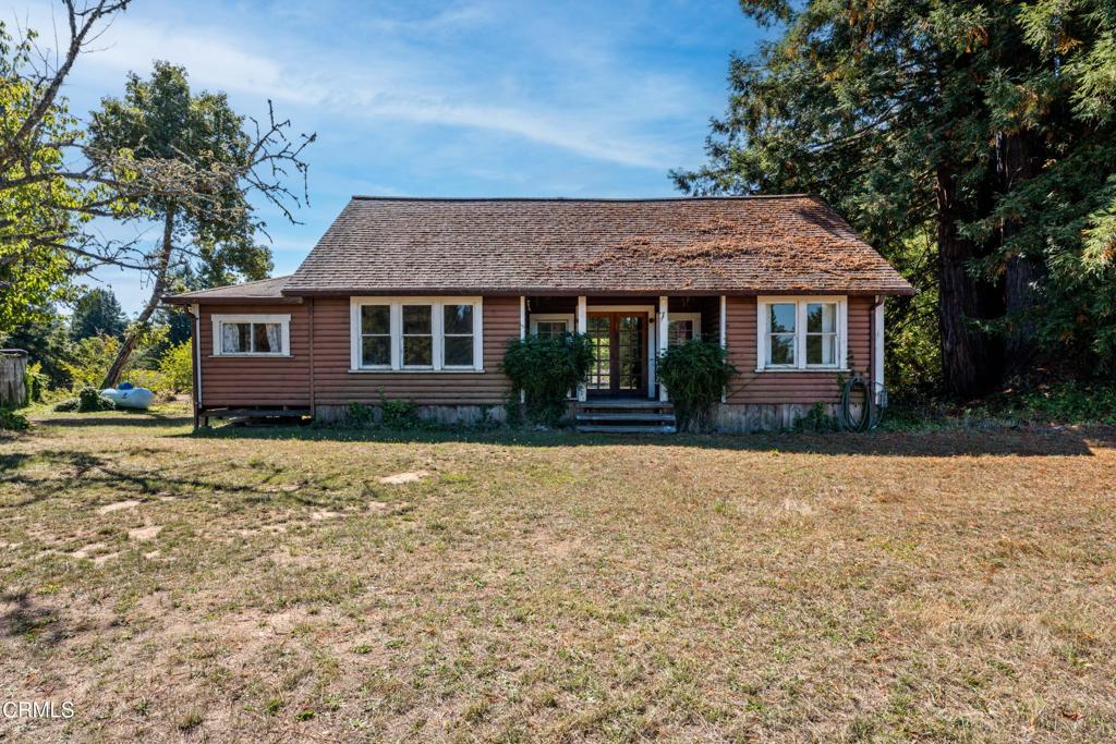 28580 Comptche Ukiah Road Comptche, CA 95427 - Photo 38 of 56 front view of a house with a yard