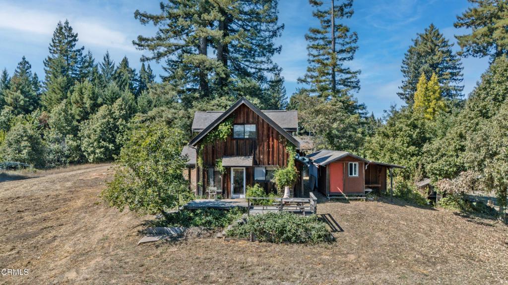 28580 Comptche Ukiah Road Comptche, CA 95427 - Photo 5 of 56 a front view of a house with yard and green space