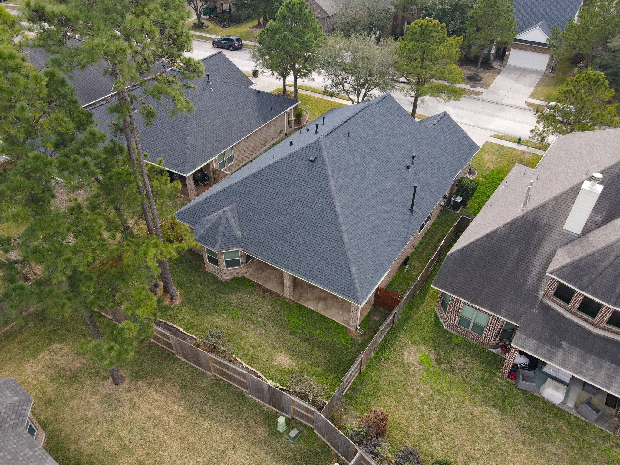 12419 Adams Ridge Lane Humble, TX 77346 - Photo 40 of 46 an aerial view of a house