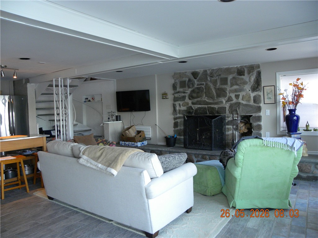 3763 Lamoka Lake Road Tyrone, NY 14815 - Photo 13 of 25 Livein area with fireplace