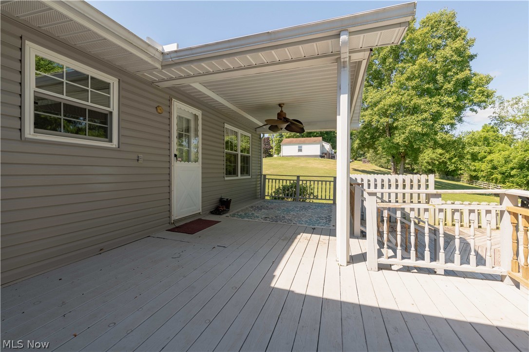 3963 Mark Road Cambridge, OH 43725 - Photo 42 of 50 View of wooden deck