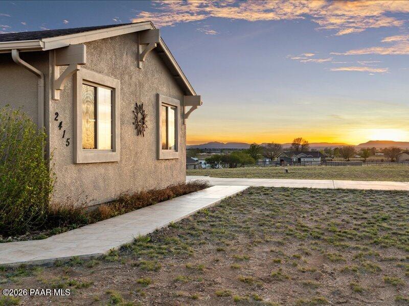 2415 Sherry Paulden, AZ 86334 - Photo 4 of 41 05-Front Walkway Sunset - Copy