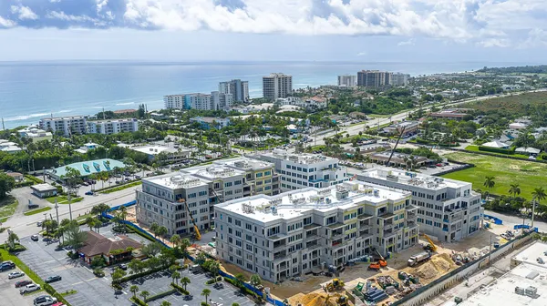 a view of an ocean from a balcony