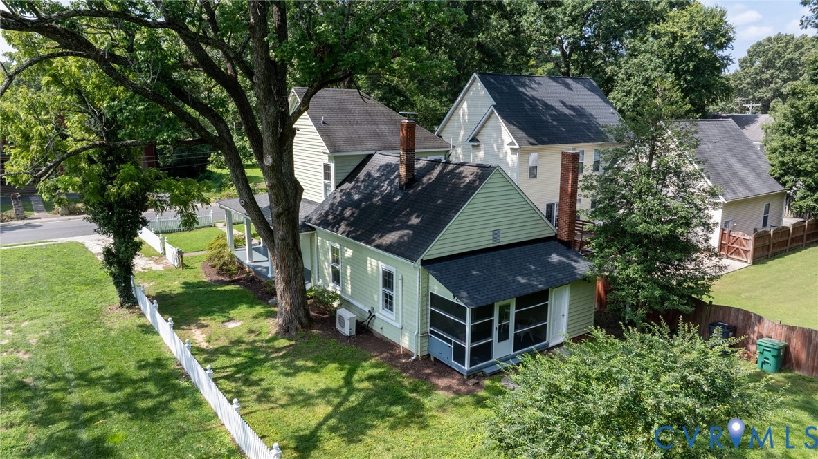 210 Henry Clay Road Ashland, VA 23005 - Photo 54 of 59 Expansive green lawn featuring mature trees, a scr