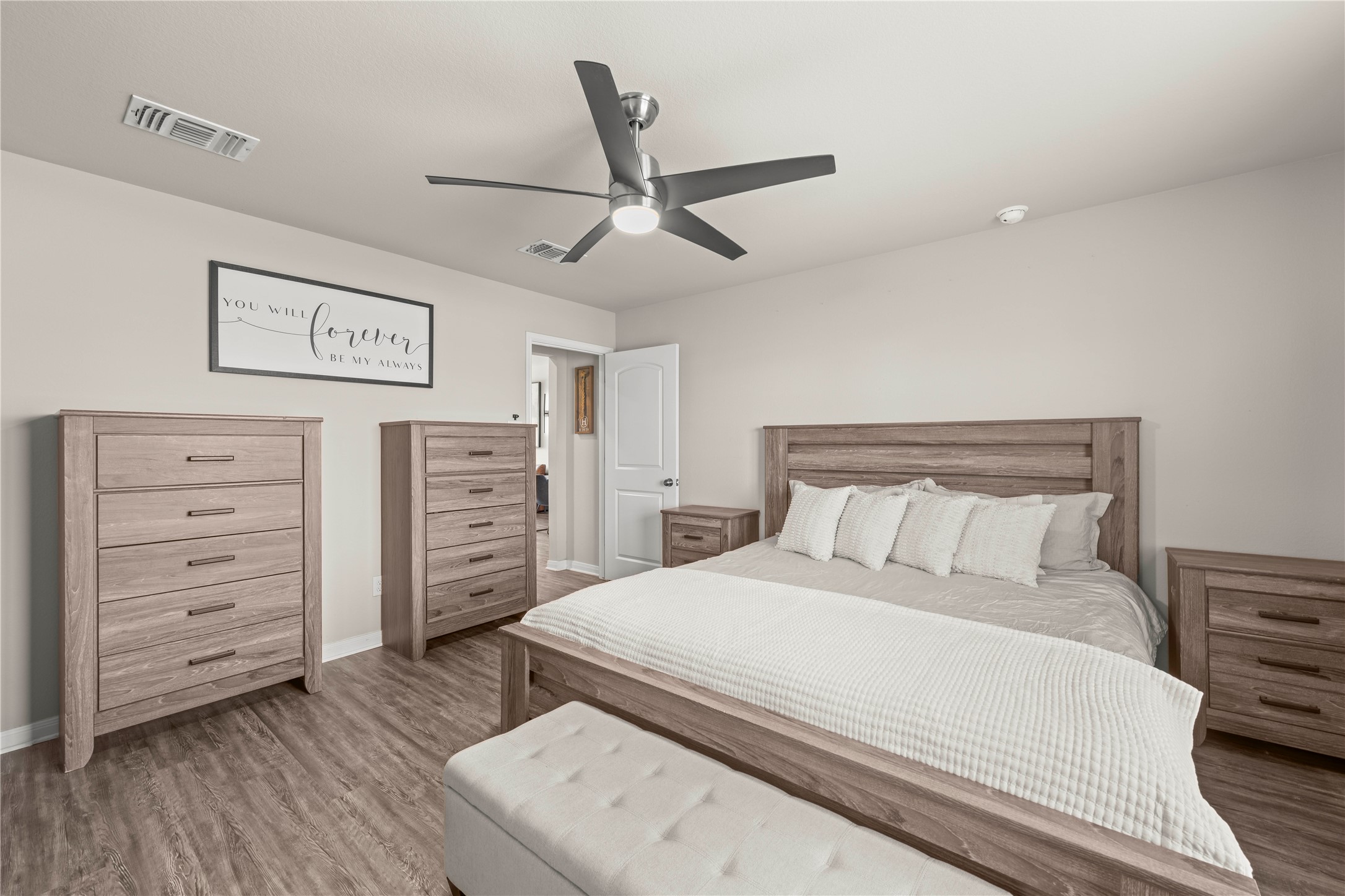 3018 Clevelander Drive Temple, TX 76504 - Photo 7 of 21 a bedroom with a bed and furniture