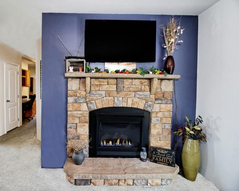 1831 10 Road Mack, CO 81525 - Photo 6 of 27 a living room with furniture and a fireplace