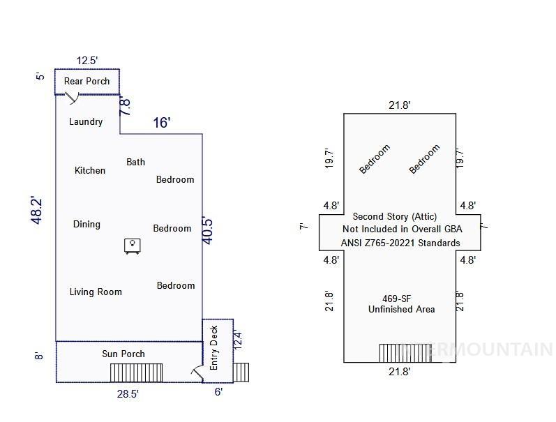21 B Howard Road Palouse, WA 99161 - Photo 13 of 13 View of home floor plan