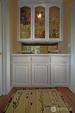 a view of a storage and utility room