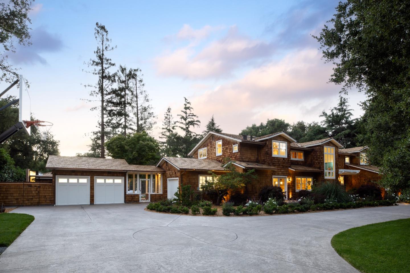 2 Mosswood Way Atherton, CA 94027 - Photo 2 of 38 front view of house with a yard