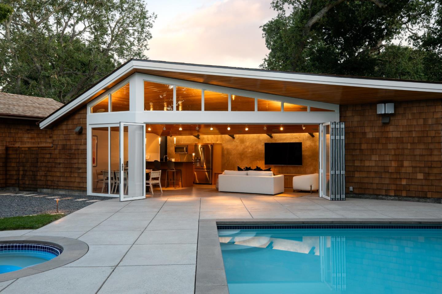 2 Mosswood Way Atherton, CA 94027 - Photo 24 of 38 a house view with a outdoor space