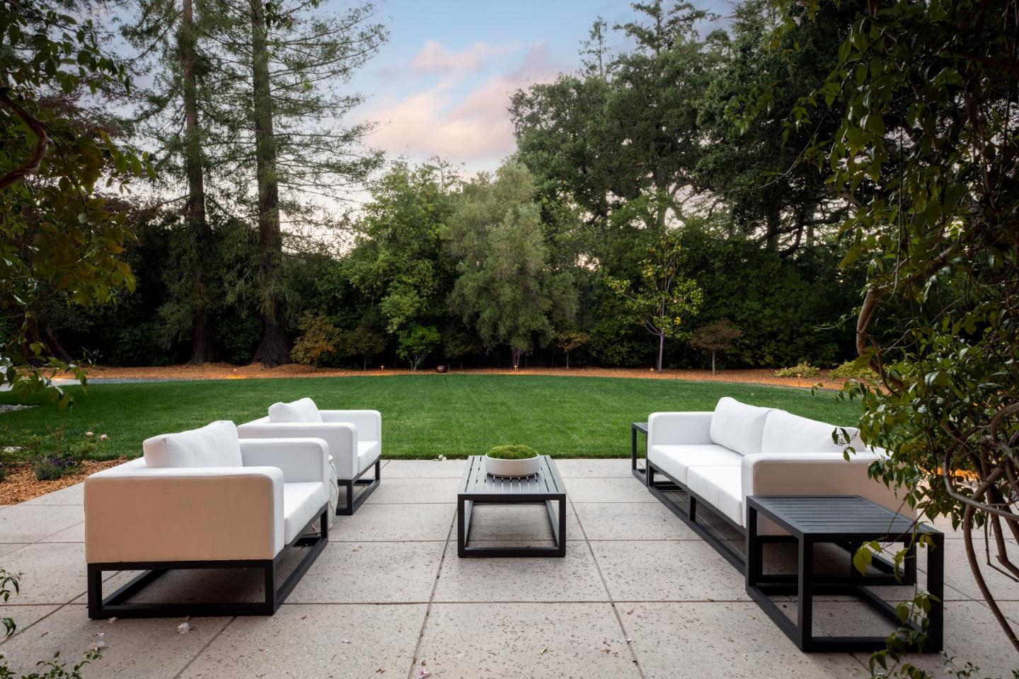 2 Mosswood Way Atherton, CA 94027 - Photo 32 of 38 a view of a yard with furniture