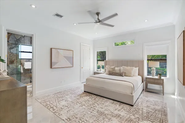 a view of a house with a swimming pool