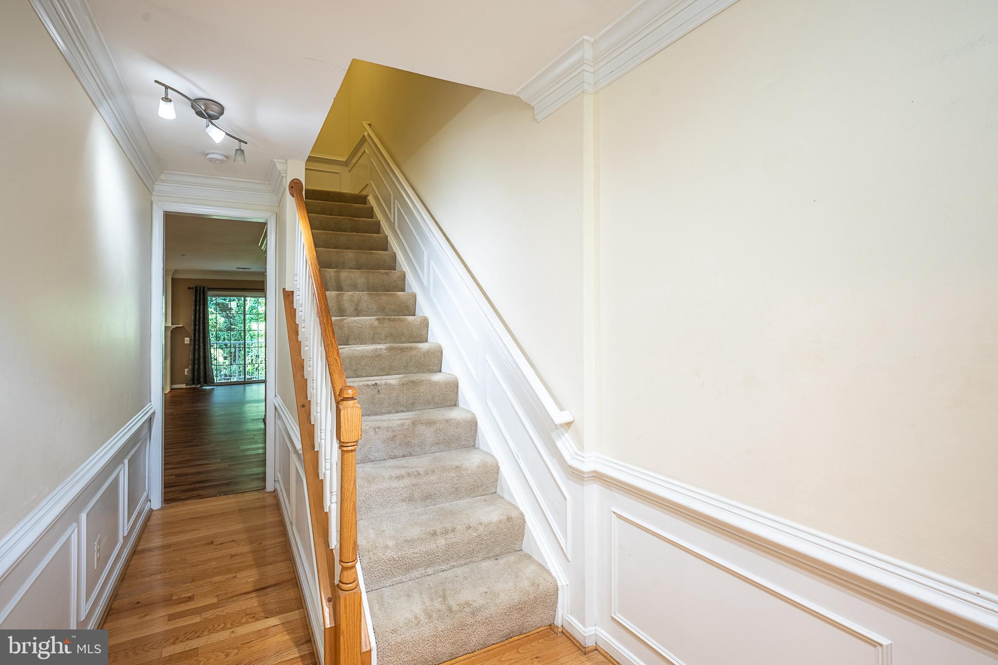 5920 Terrapin Place Alexandria, VA 22310 - Photo 5 of 67 a view of staircase with railing and white walls