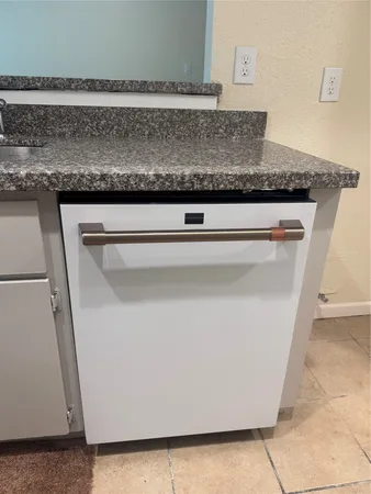 a close view of washer and dryer