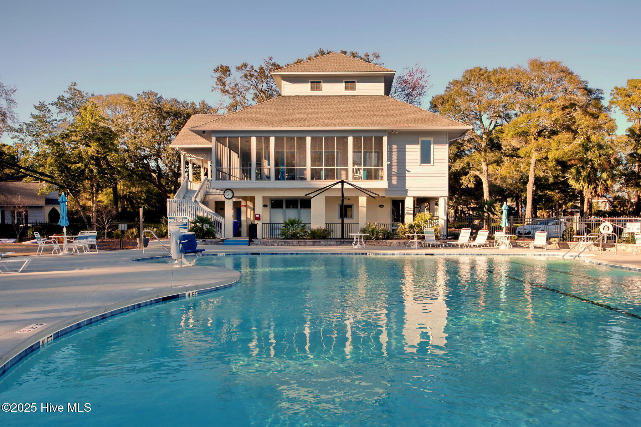 223 Clubhouse Road, Unit 5 Sunset Beach, NC 28468 - Photo 22 of 35 Wonderful Clubhouse with pool. Clubhouse has large party room that can be rented out for private parties by the Sea Trail residents