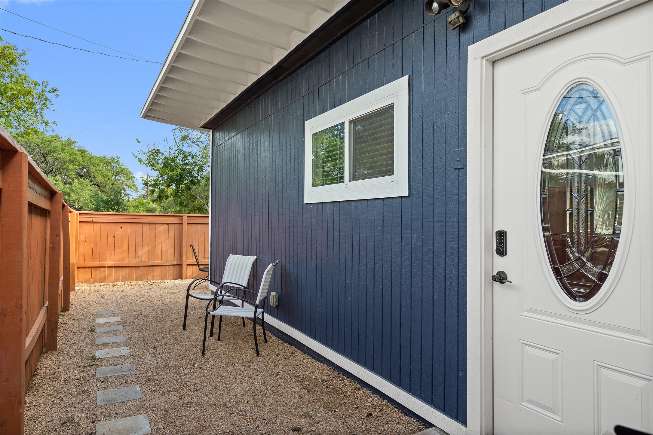 35 Presidio Road Wimberley, TX 78676 - Photo 20 of 37 The private entrance into the casita