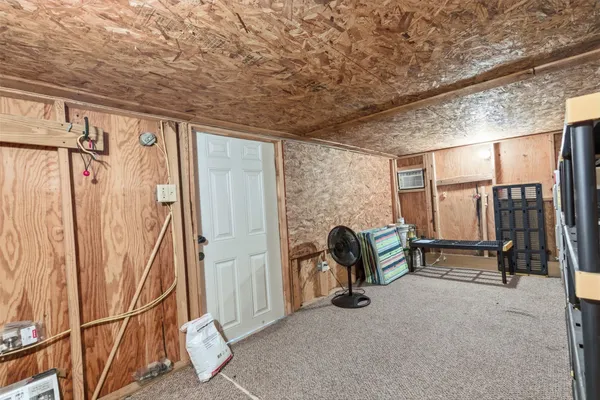 a view of storage and utility room