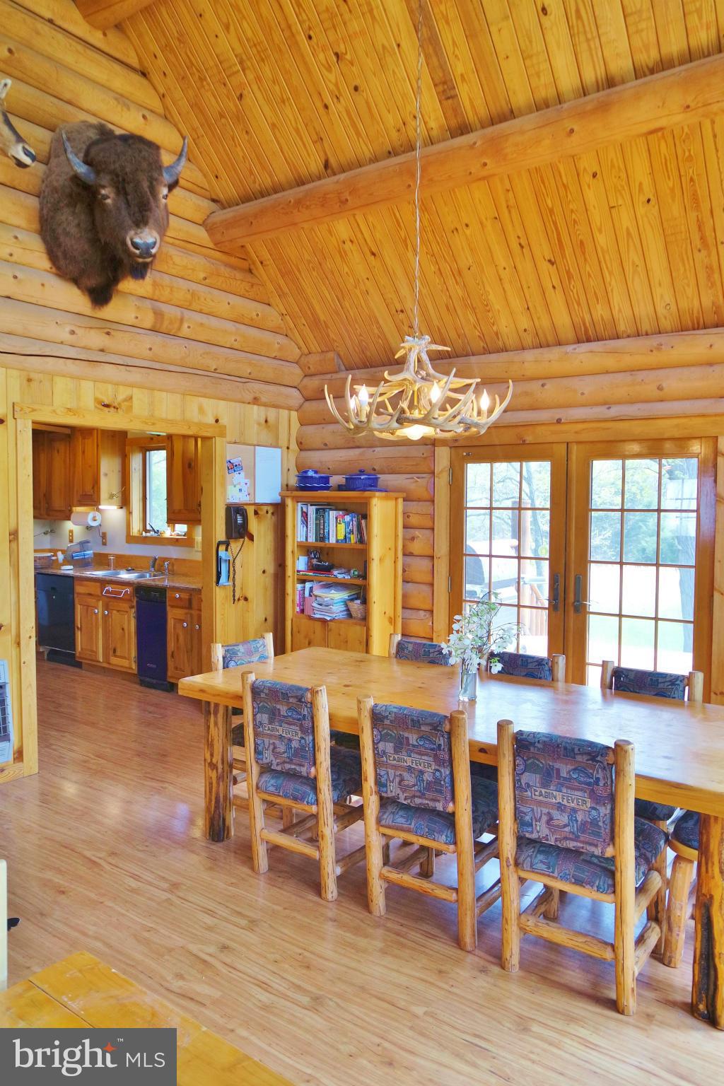 7877 Moreland Gap Road Fort Valley, VA 22652 - Photo 11 of 30 Dining Room - Open to Great Room - Vaulted Ceiling