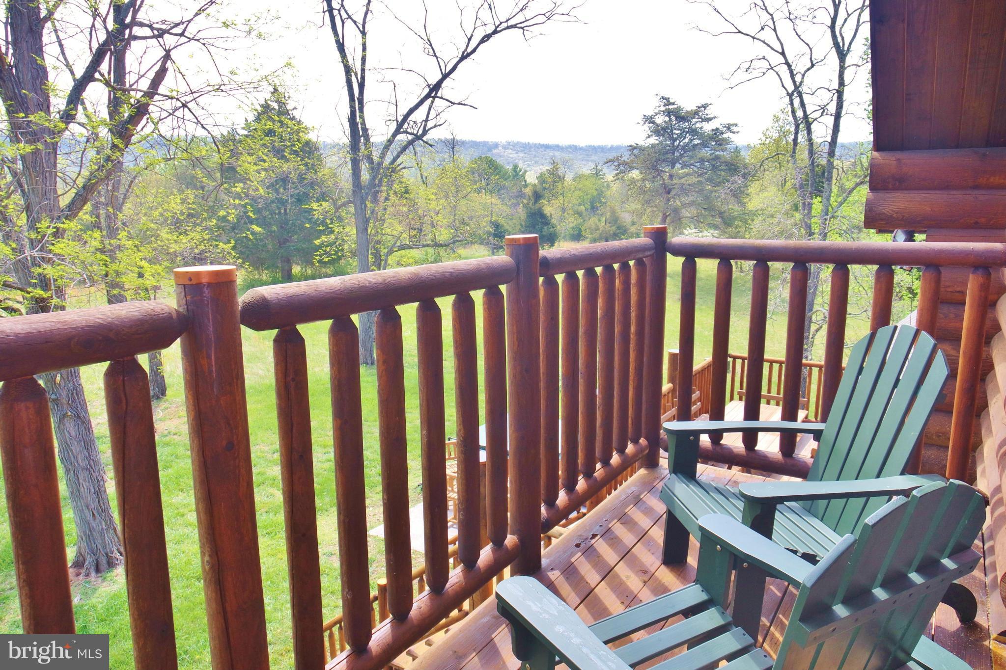 7877 Moreland Gap Road Fort Valley, VA 22652 - Photo 18 of 30 Bedroom #2 - Walk-Out Balcony - Mountain Views!