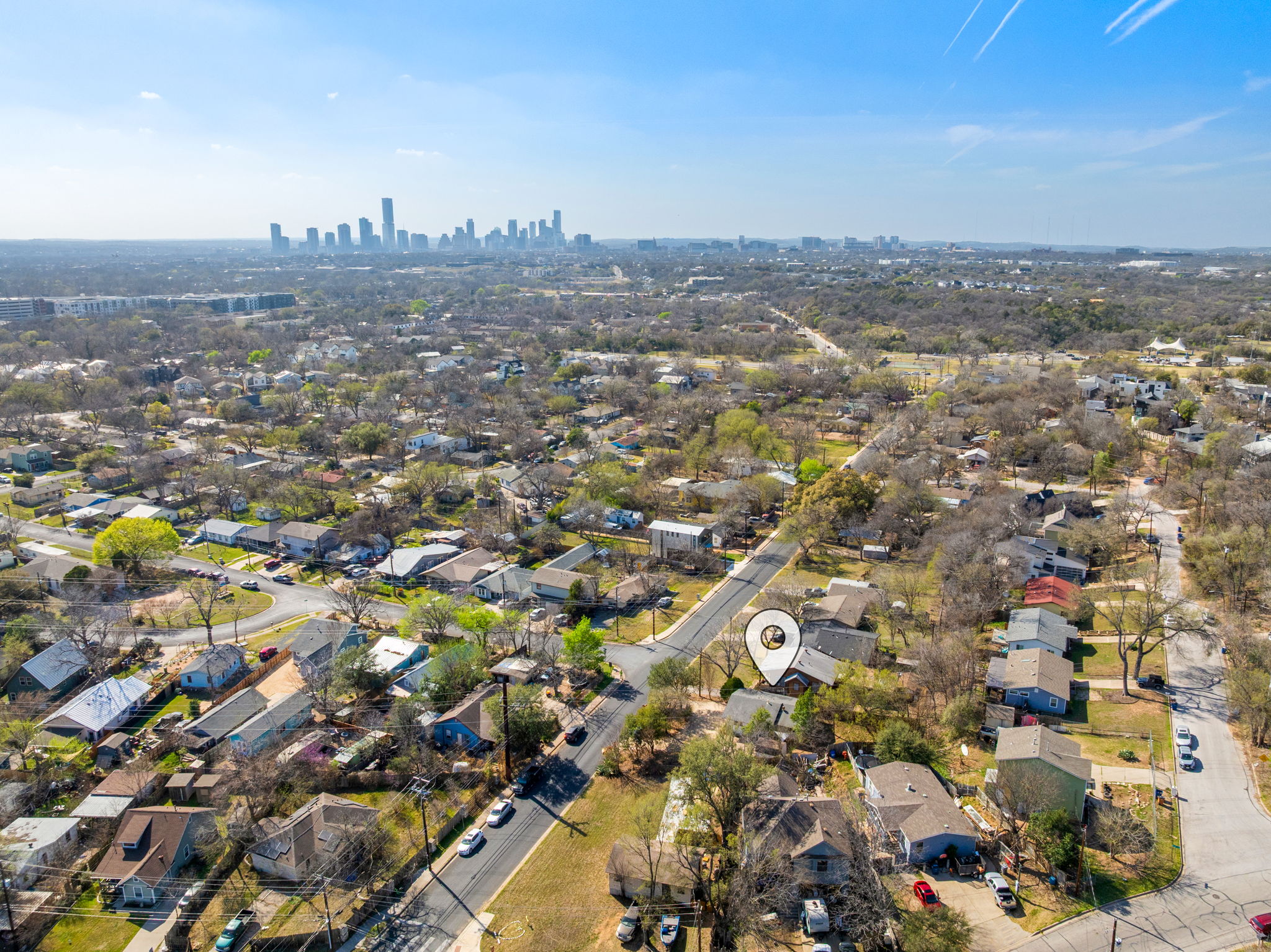 5002 Ledesma Road Austin, TX 78721 - Photo 3 of 32 an aerial view of multiple house