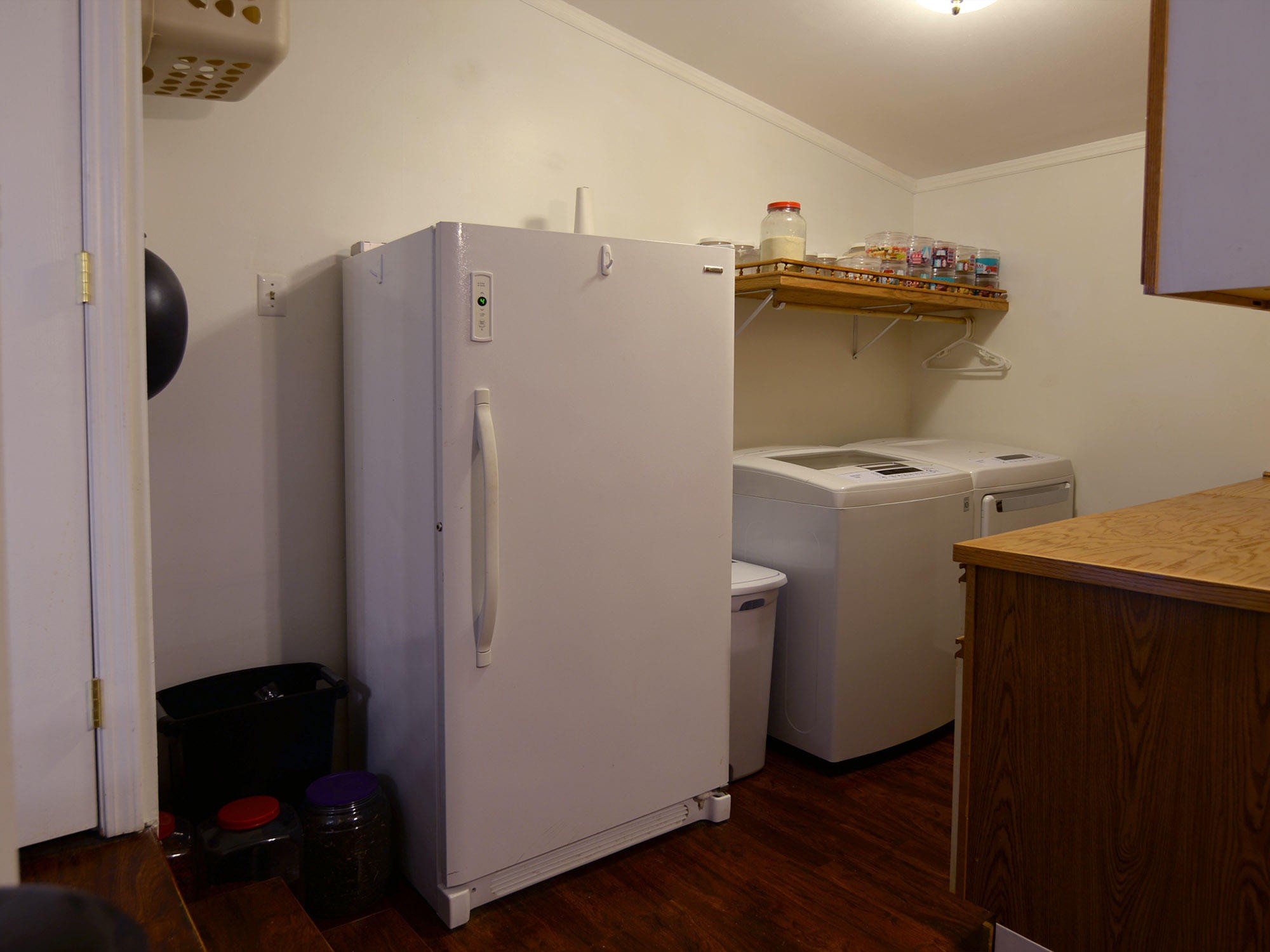 107 Salem Road Oak Ridge, TN 37830 - Photo 11 of 25 a view of a storage & utility room with closet and wooden floor