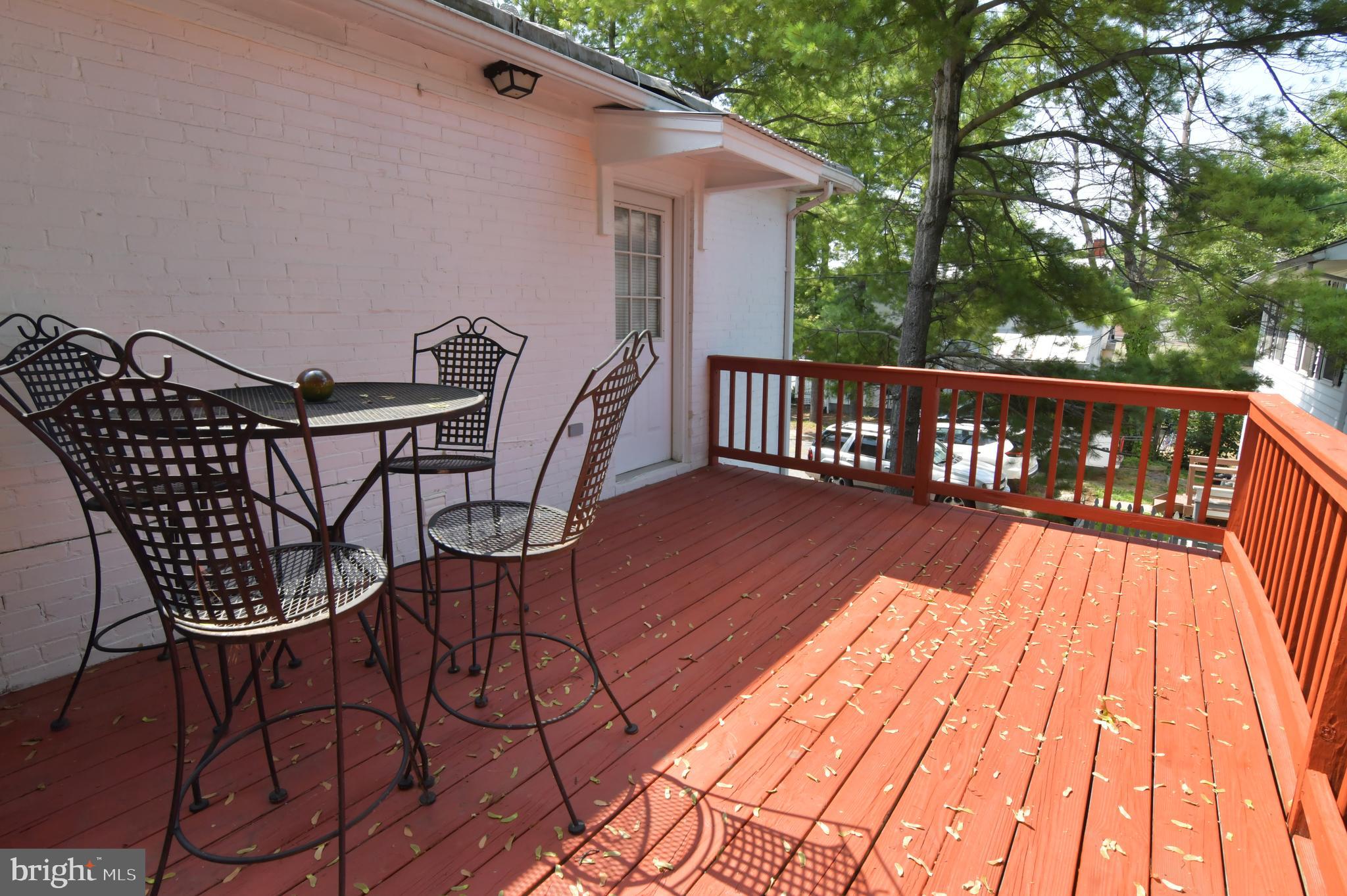 24 Jackson Avenue, Unit 2 Winchester, VA 22601 - Photo 11 of 25 a view of balcony with wooden floor and outdoor seating