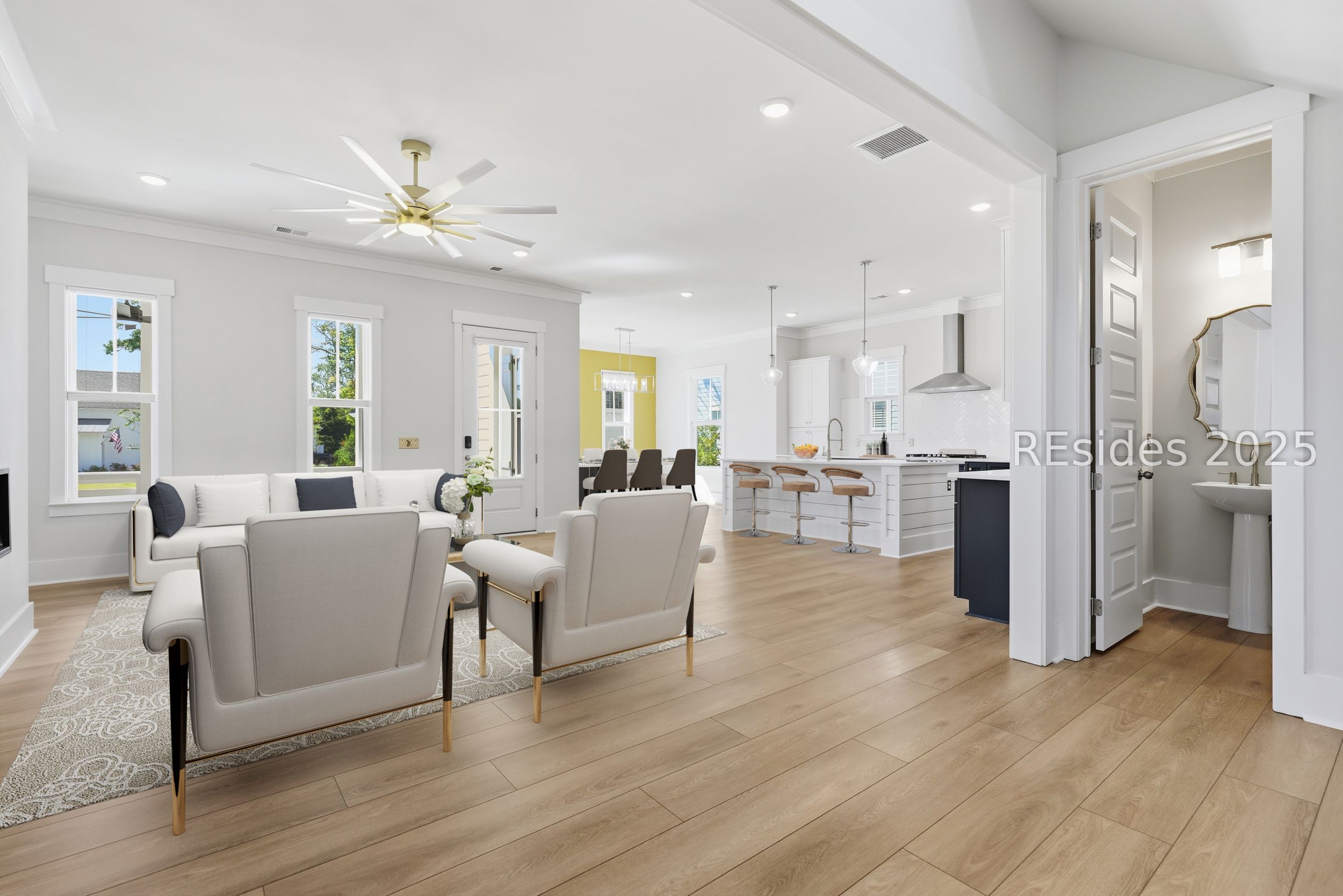 53 Oldfield Village Road Bluffton, SC 29909 - Photo 14 of 39 Virtual Staging Living Room