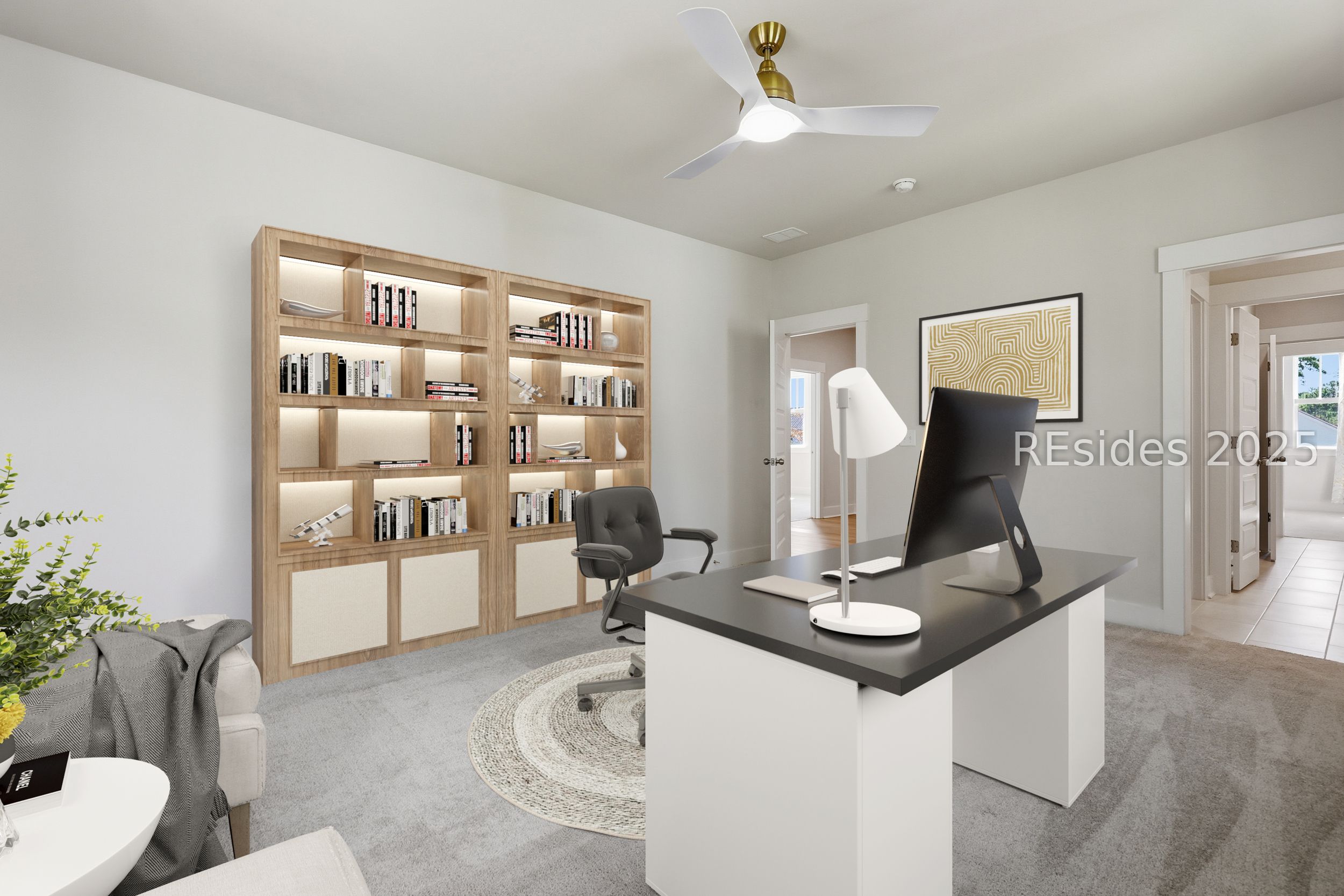 53 Oldfield Village Road Bluffton, SC 29909 - Photo 26 of 39 Virtual Staging Bedroom/Office