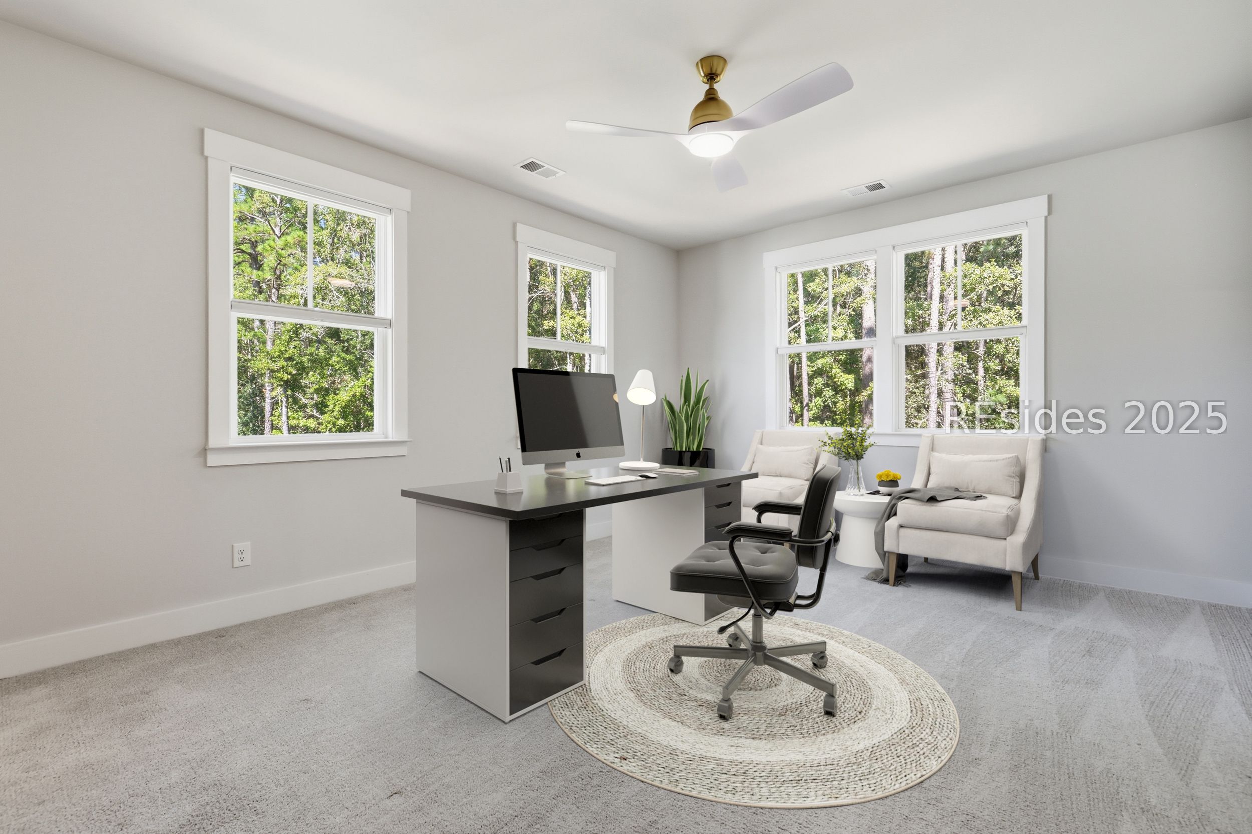 53 Oldfield Village Road Bluffton, SC 29909 - Photo 27 of 39 Virtual Staging Bedroom/Office