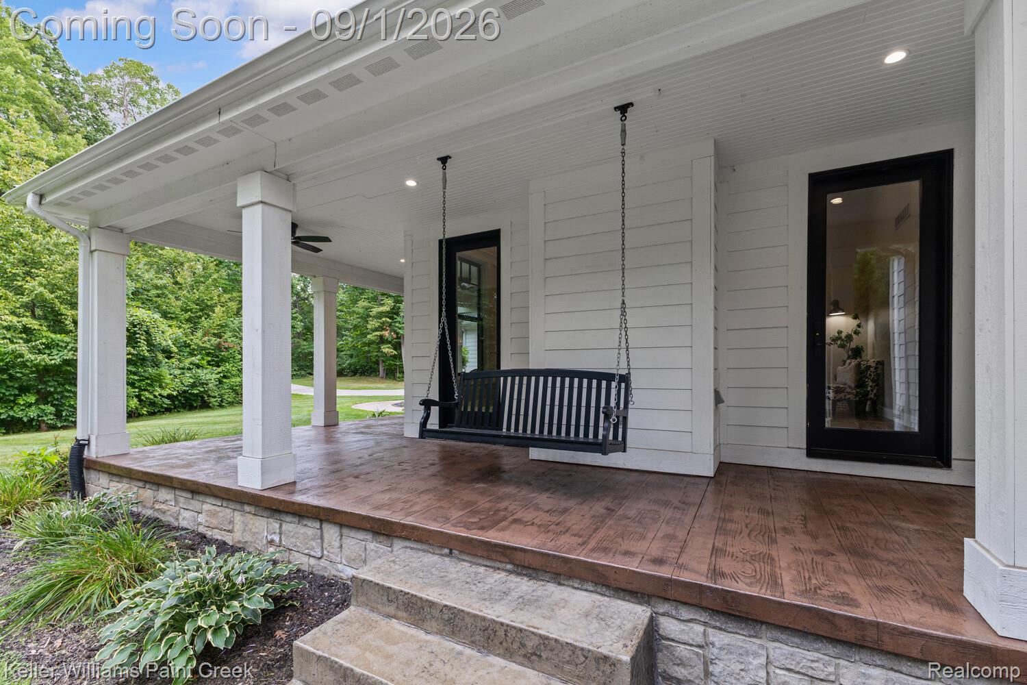 66927 Campground Road Washington, MI 48095 - Photo 11 of 60 Wrap around porch view 2