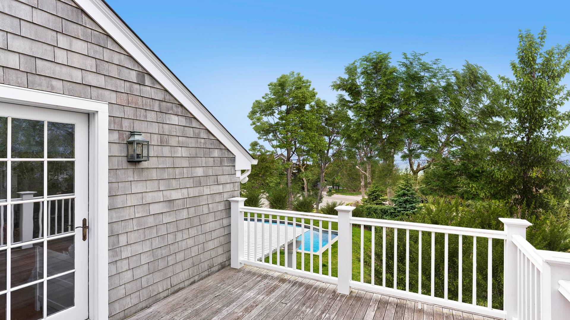 43 Thanet Way East Hampton, NY 11937 - Photo 26 of 34 a view of a wooden fence