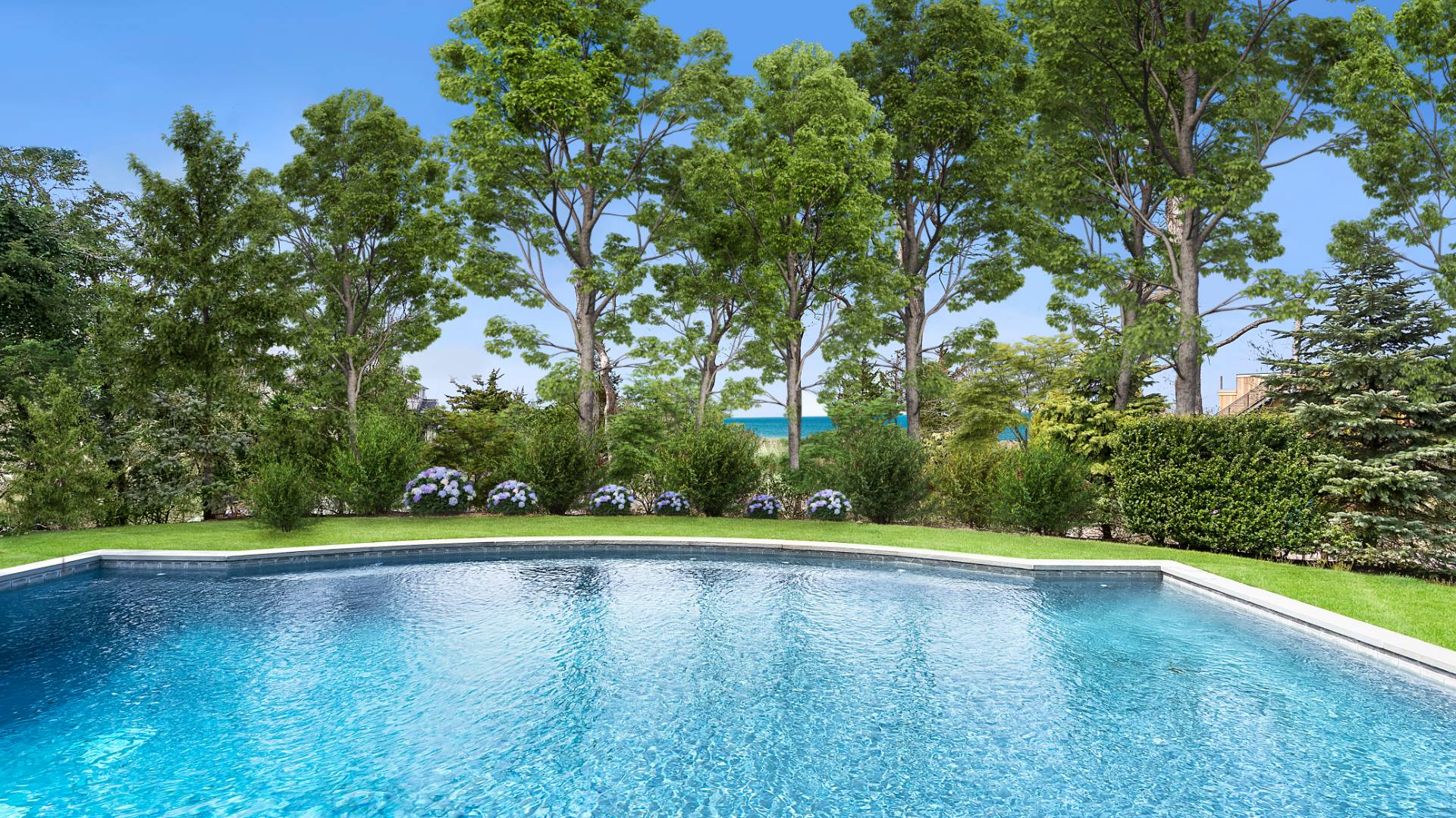 43 Thanet Way East Hampton, NY 11937 - Photo 4 of 34 a view of a golf course with a lake view