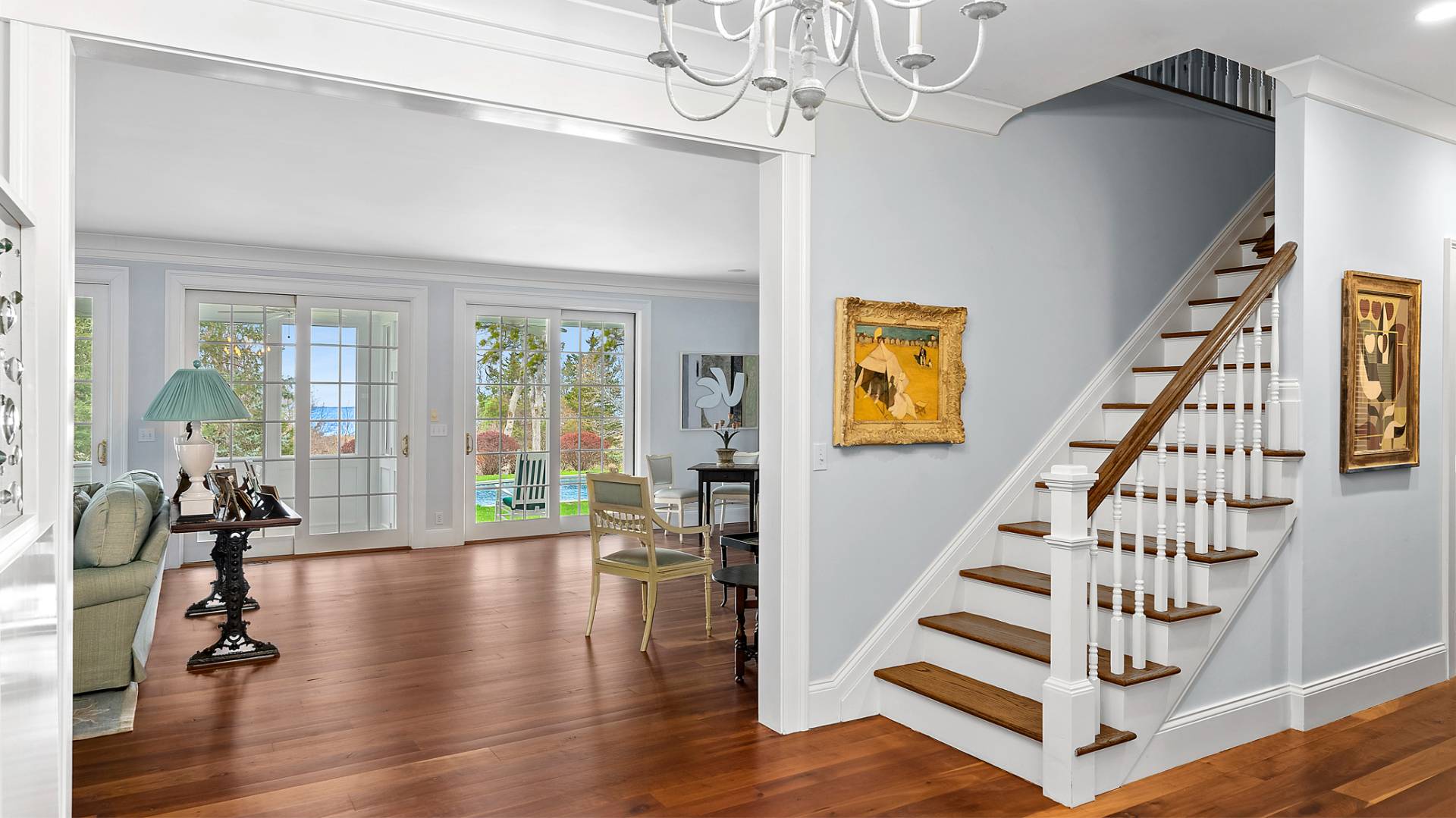 43 Thanet Way East Hampton, NY 11937 - Photo 8 of 34 a view of entryway with wooden floor and front door