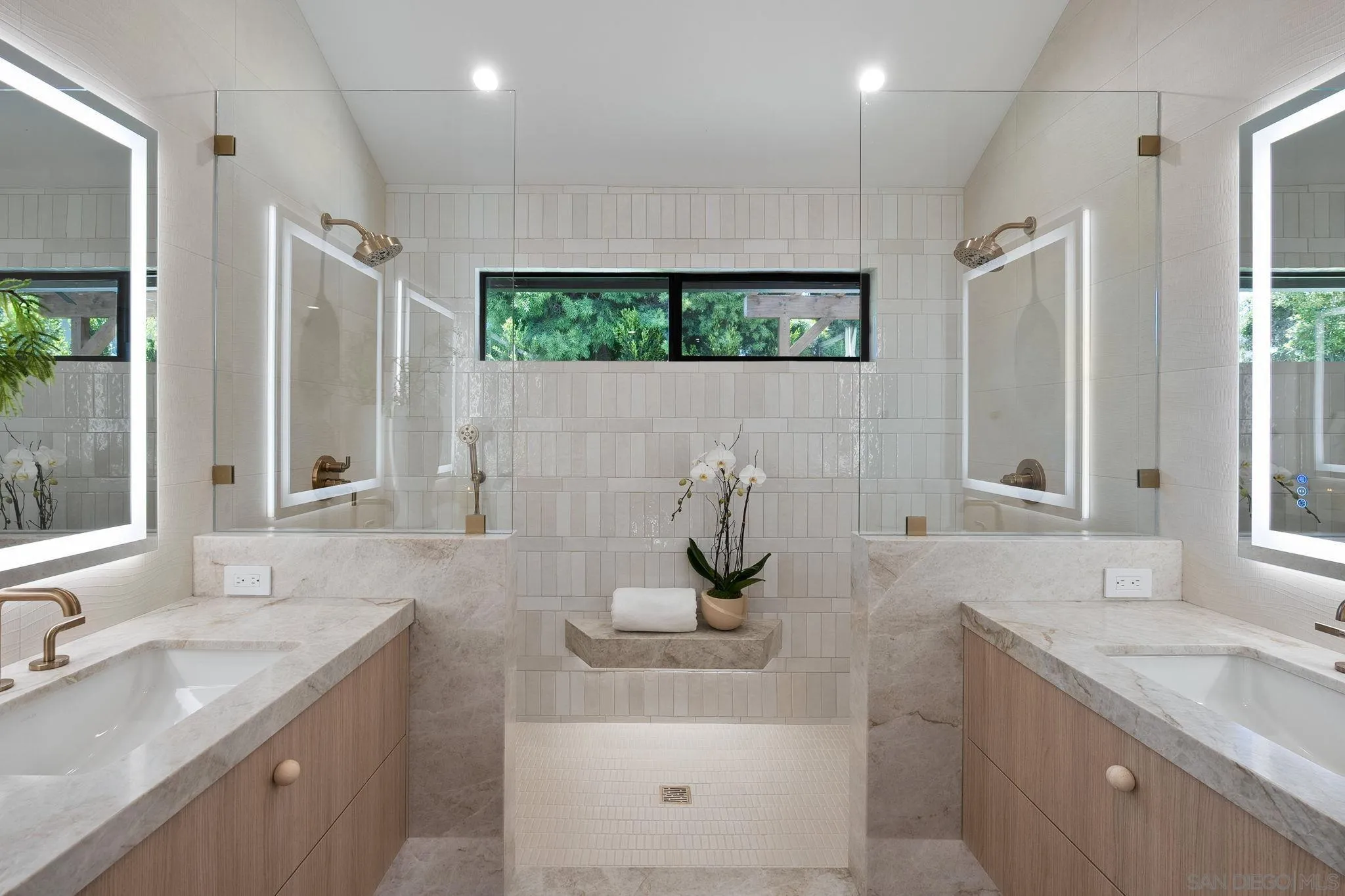 3835 Via Reposo Rancho Santa Fe, CA 92091 - Photo 20 of 34 a bathroom with a granite countertop sink and a mirror