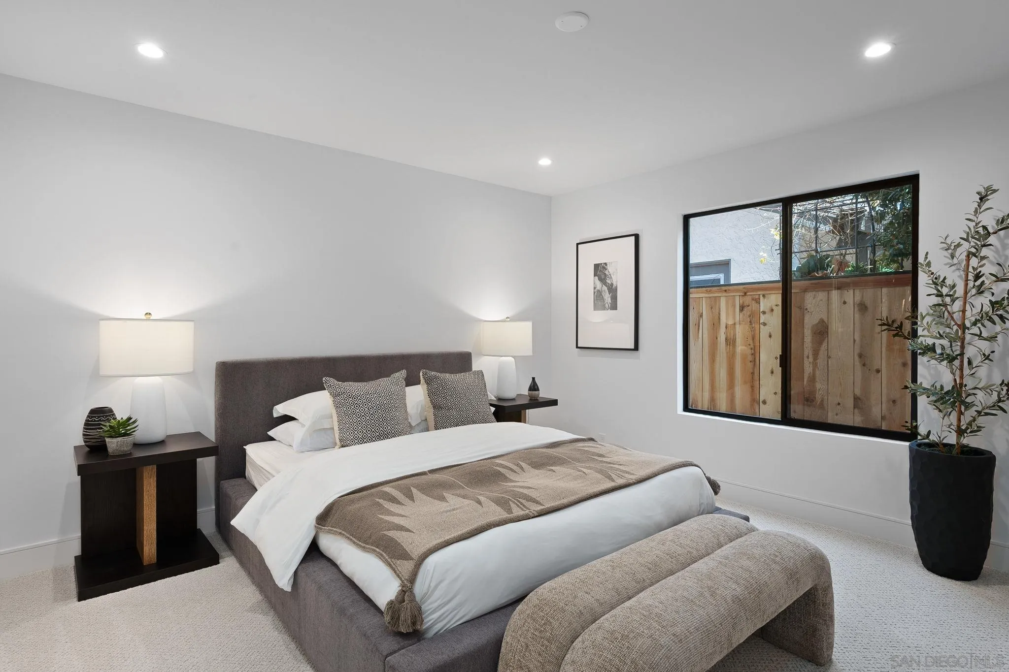 3835 Via Reposo Rancho Santa Fe, CA 92091 - Photo 24 of 34 a bed room with a bed and a large window