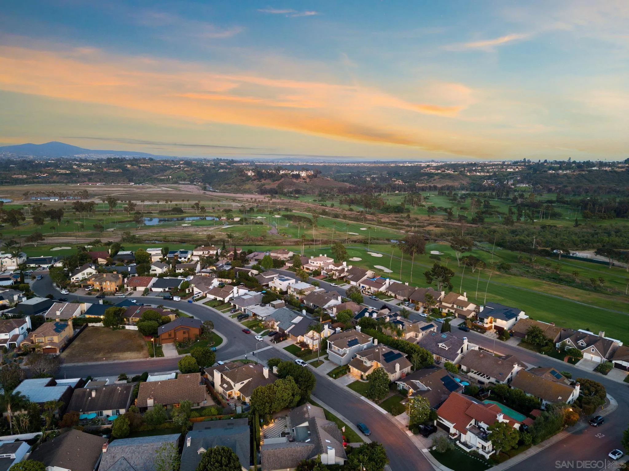 3835 Via Reposo Rancho Santa Fe, CA 92091 - Photo 33 of 34 an aerial view of residential houses with outdoor space