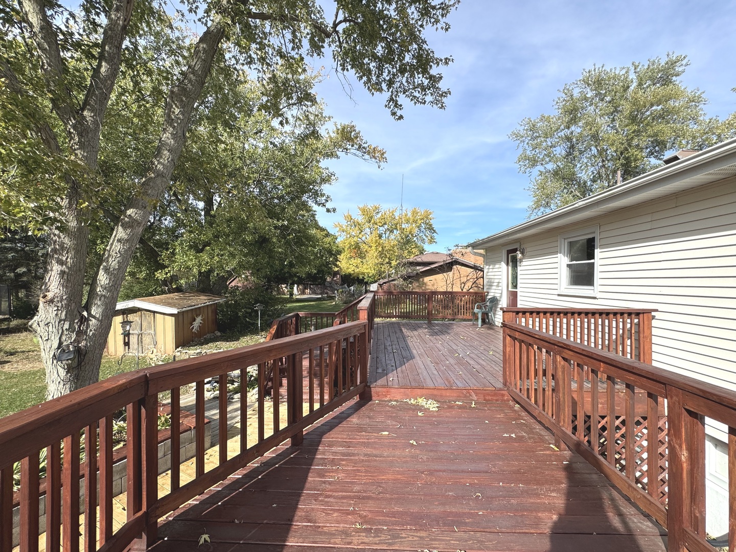 3288 South Hieland Road St. Anne, IL 60964 - Photo 37 of 45 a view of a house with wooden deck