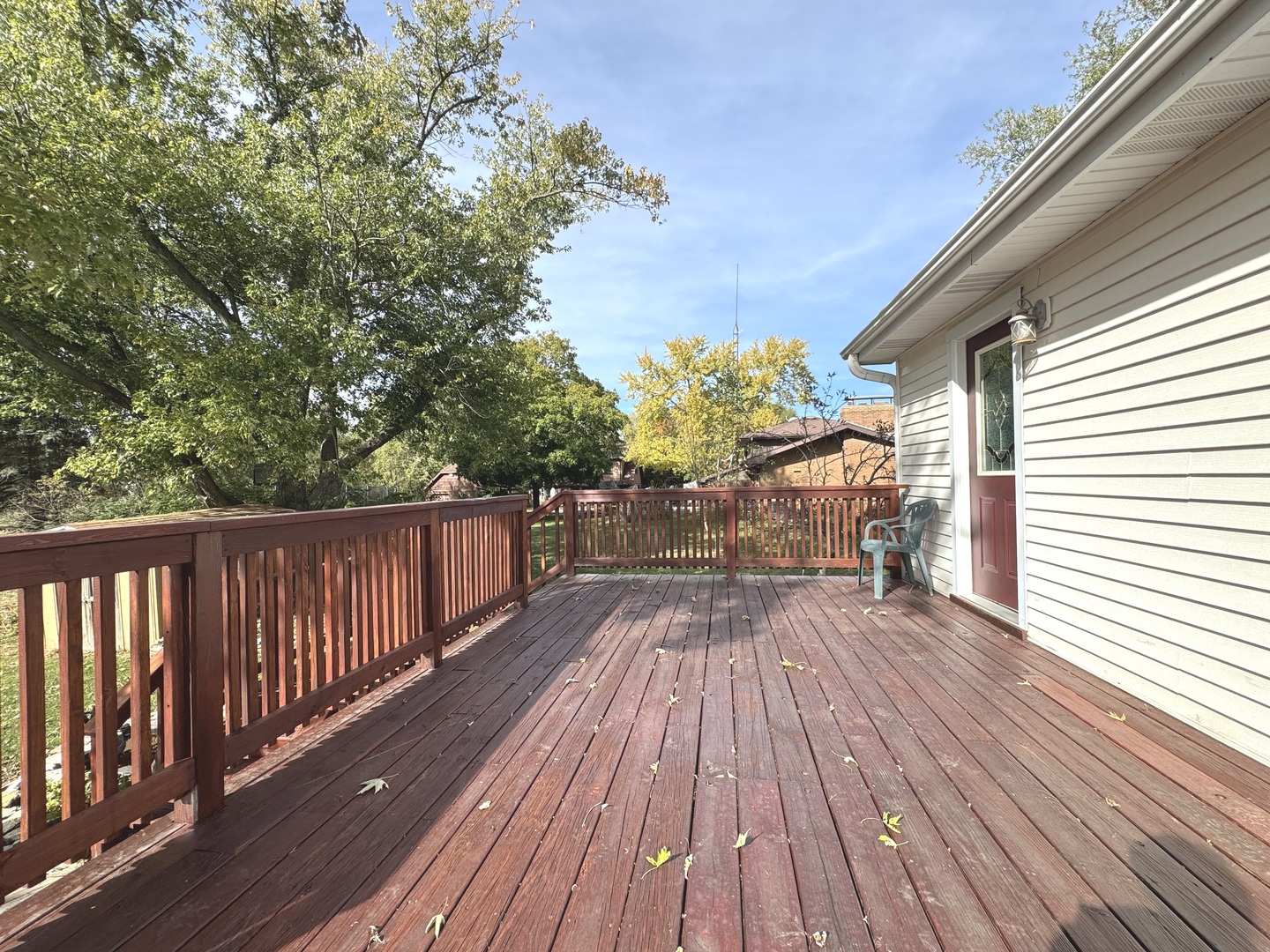 3288 South Hieland Road St. Anne, IL 60964 - Photo 38 of 45 a view of balcony with wooden floor