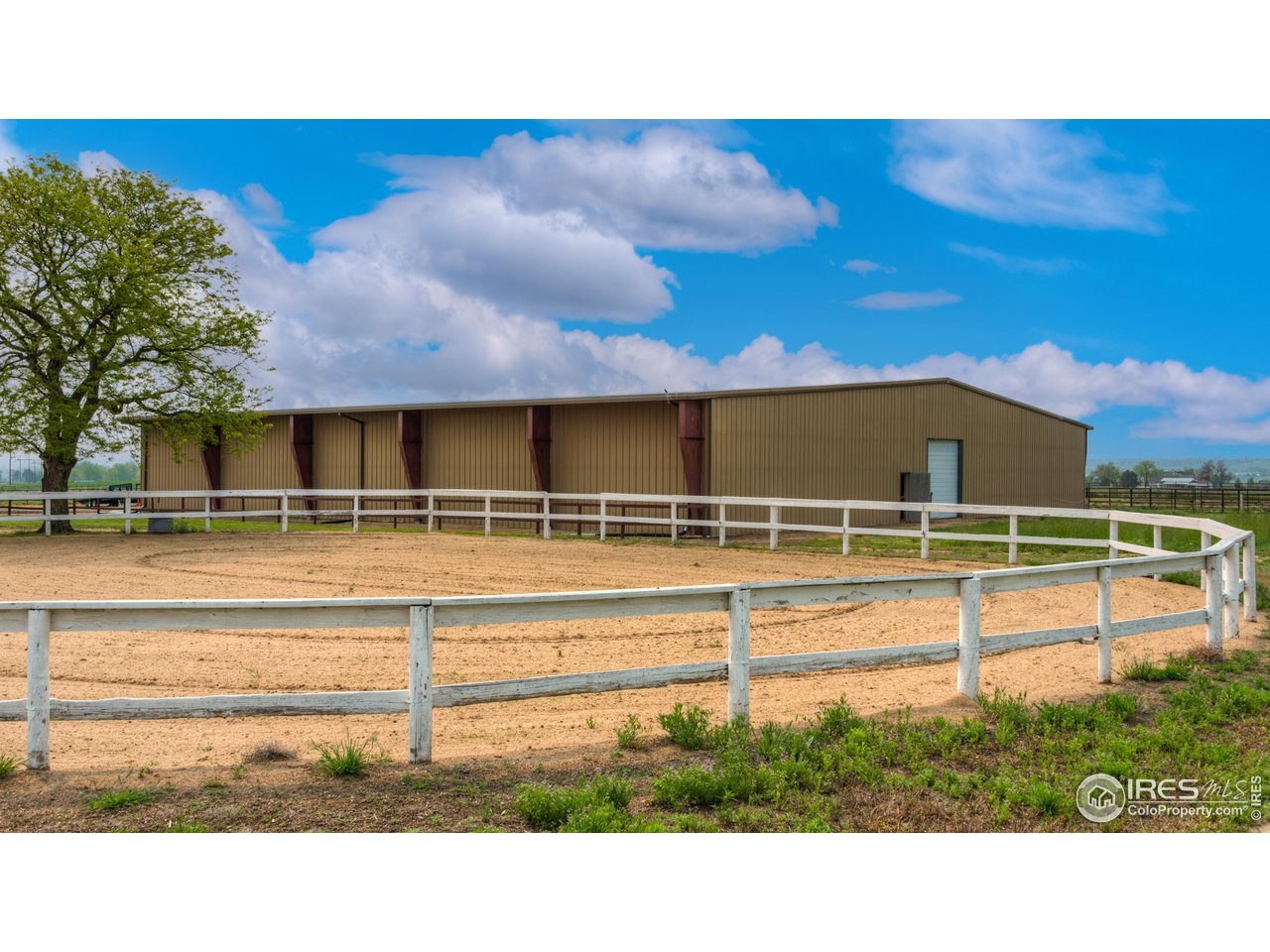 10024 Lookout Road Lafayette, CO 80026 - Photo 29 of 37 Oval outdoor arena and Indoor arena.