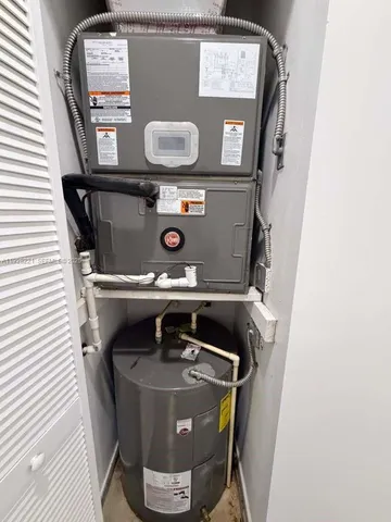 a close view of washer and dryer