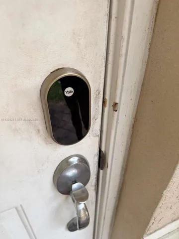 a close up of a wall