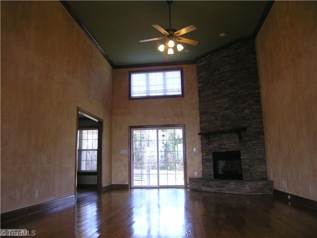 1235 Farmington Road Mocksville, NC 27028 - Photo 5 of 16 Living Room. Living room/Great room with 2-story ceiling and fireplace
