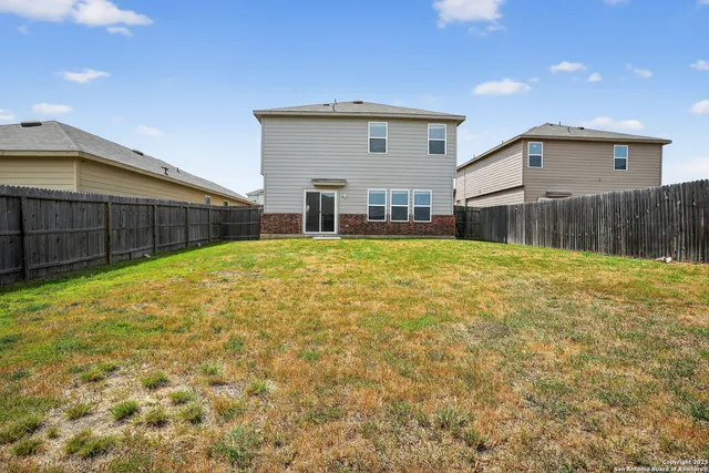 a view of an outdoor space and a yard