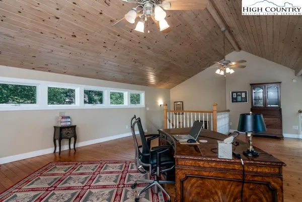 a very nice looking room with a large window